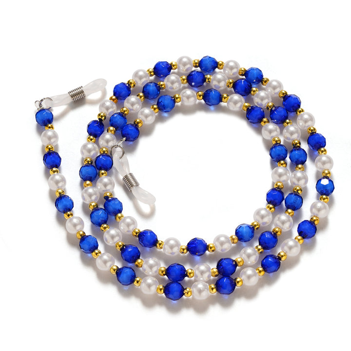 Elegant Pearl and Crystal Eyewear Chain Stornfield