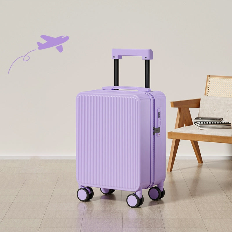 Unisex Compact Ribbed Hard Shell Carry-On Luggage Stornfield
