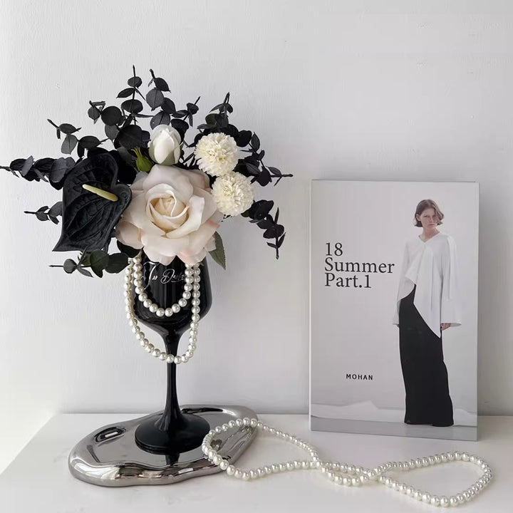Decorative Floral Sculptural Arrangement for Home Display