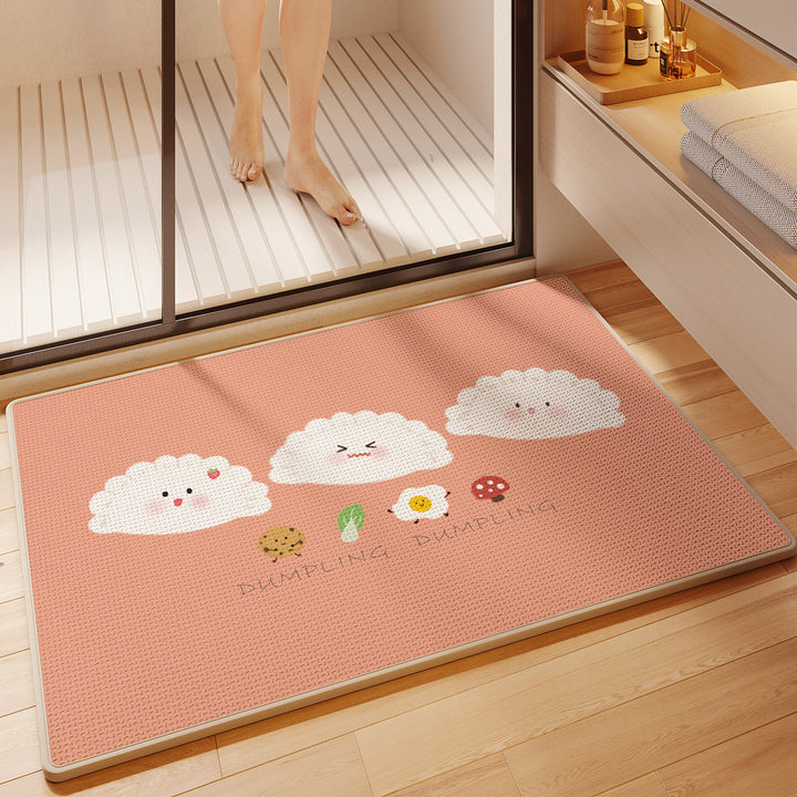 Fun-Themed Absorbent Bath Mat