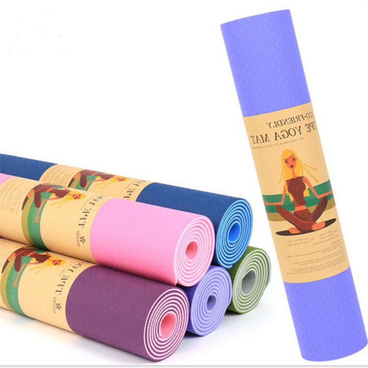 Non-slip fitness yoga mat with double cushioning Stornfield