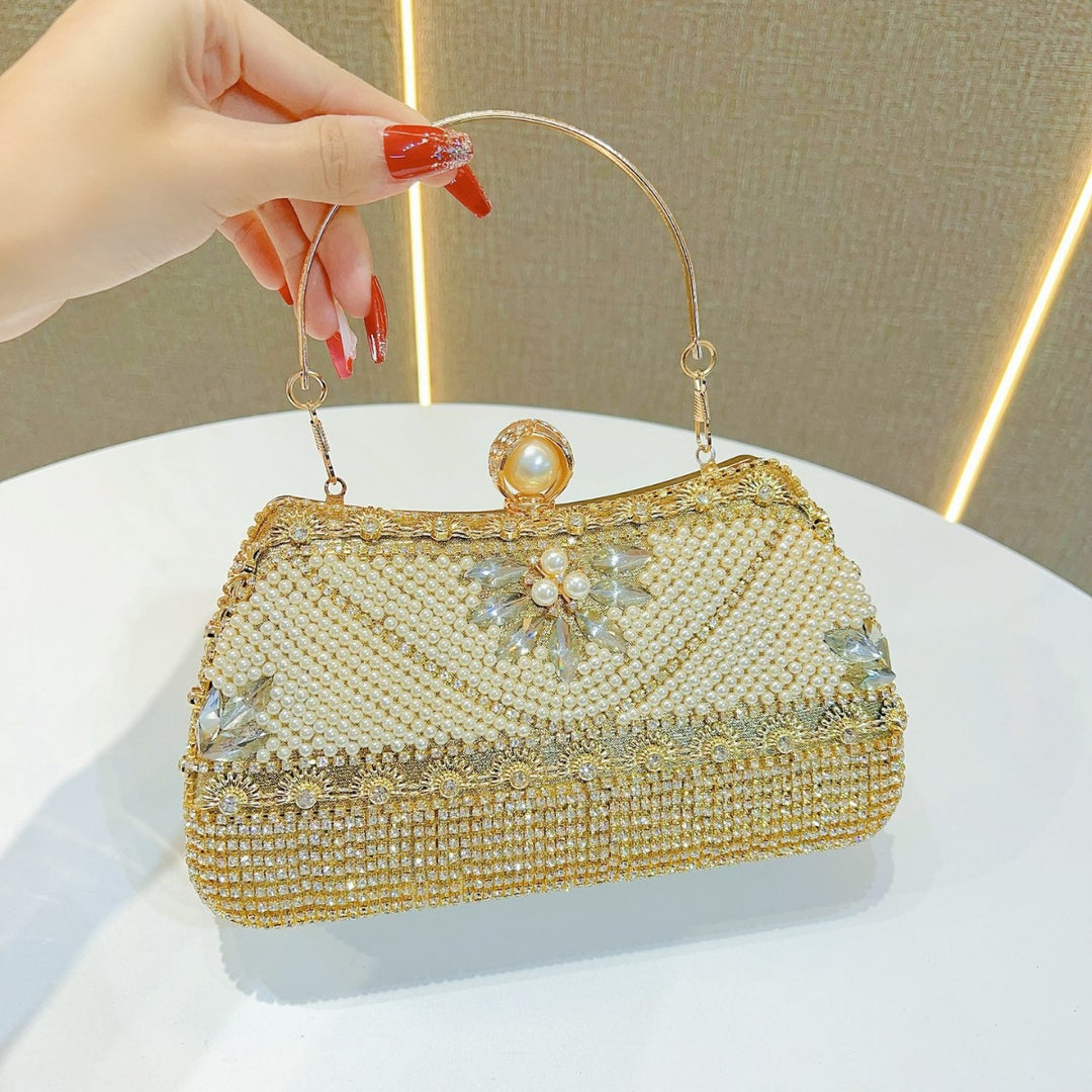 Beaded Evening Shoulder Bag