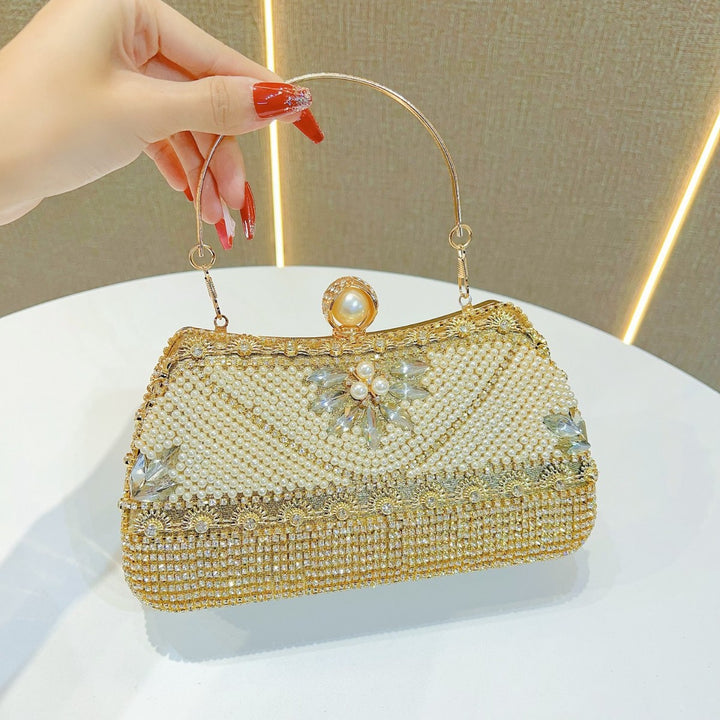 Beaded Evening Shoulder Bag