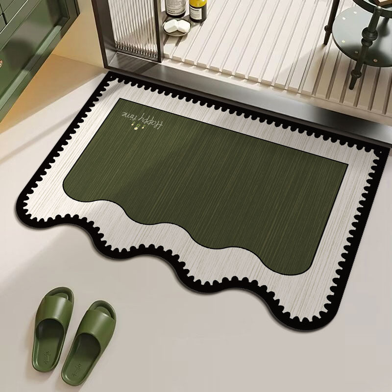 Soft Floral Bath Rug