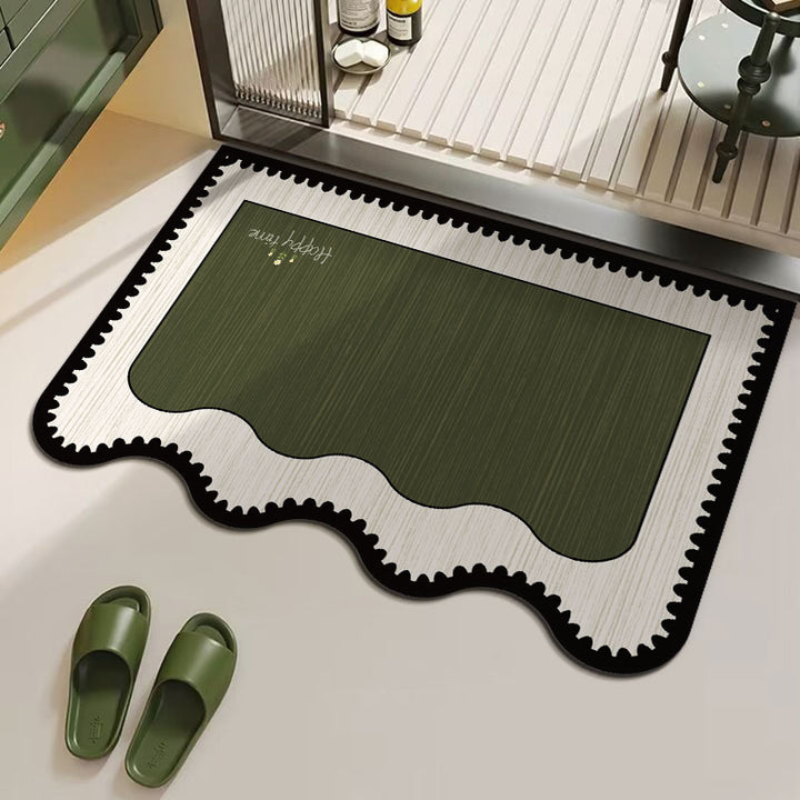 Soft Floral Bath Rug