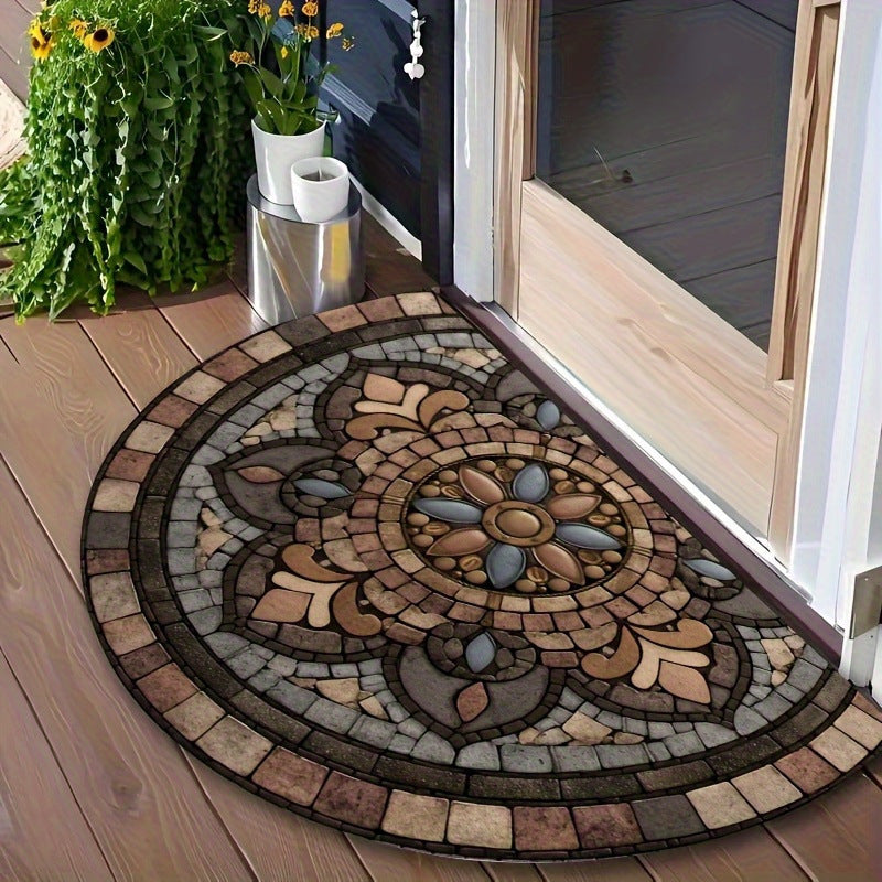 Sunflower-Themed Decorative Door Mat Stornfield