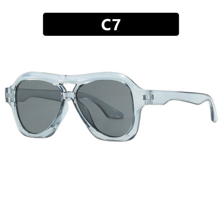 Ladies fashionable sunglasses in innovative design with wide frame Stornfield
