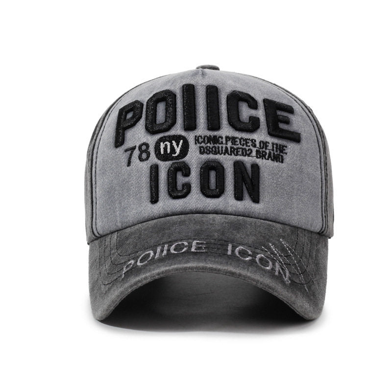 Men's Vintage-Inspired Embroidered Baseball Cap Stornfield
