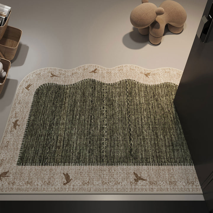Scalloped Edge Area Mat