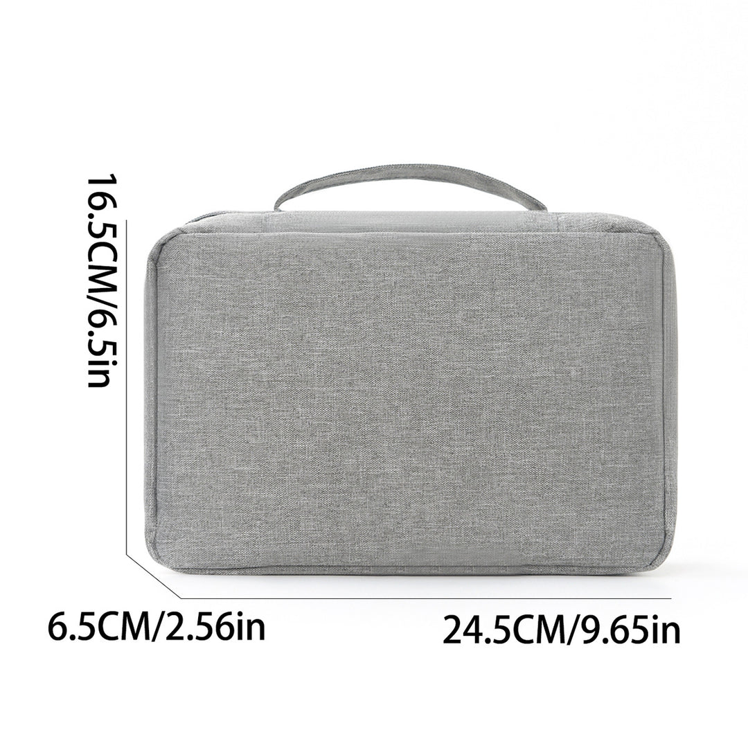 Travel toiletry bag with hooks and multiple compartments Stornfield