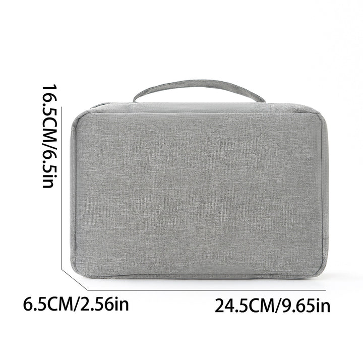 Travel toiletry bag with hooks and multiple compartments Stornfield
