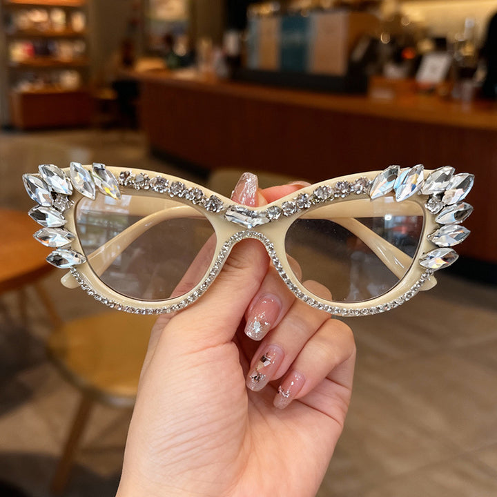 Luxury Cat-Eye Rhinestone Sunglasses Stornfield