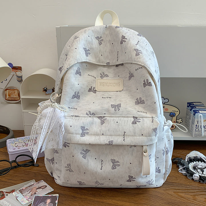 Stylish Butterfly Print Backpack Stornfield