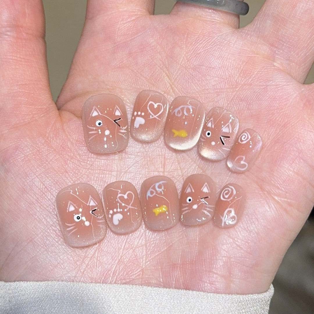 Playful Artificial Nail Design Stornfield
