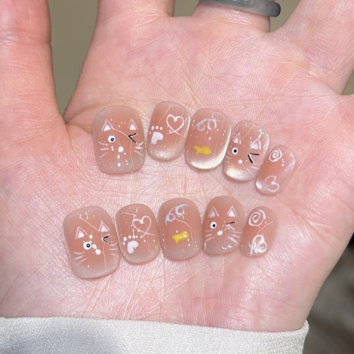 Playful Artificial Nail Design Stornfield