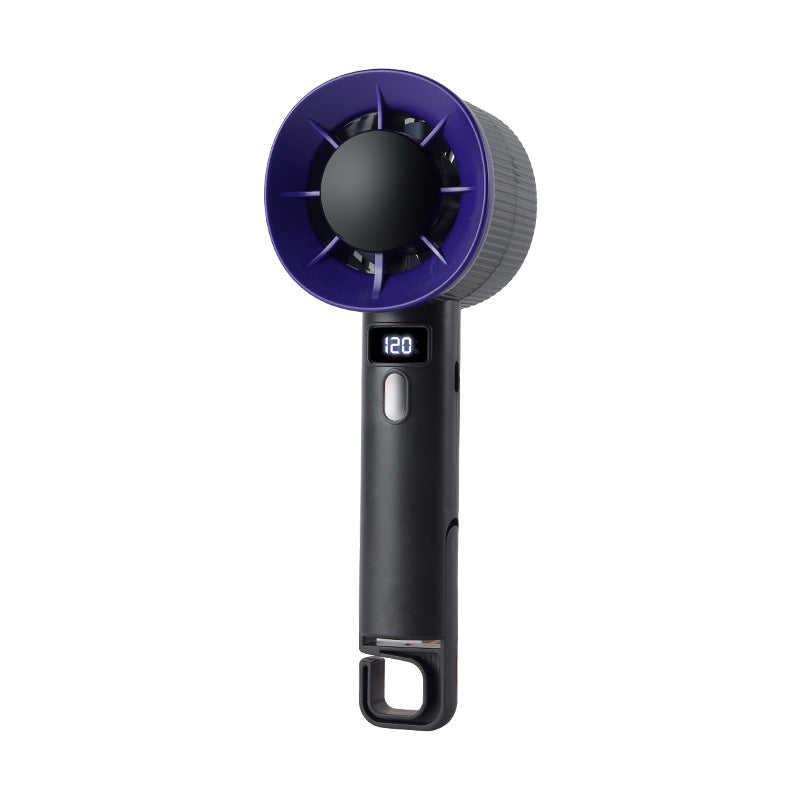 Unisex Portable Hand Fan with LCD Display and USB Charging Function Stornfield