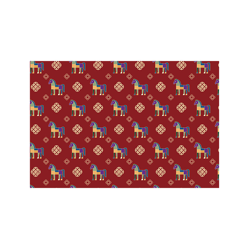 Playful Horse-Themed Memory Foam Bath Mat Stornfield