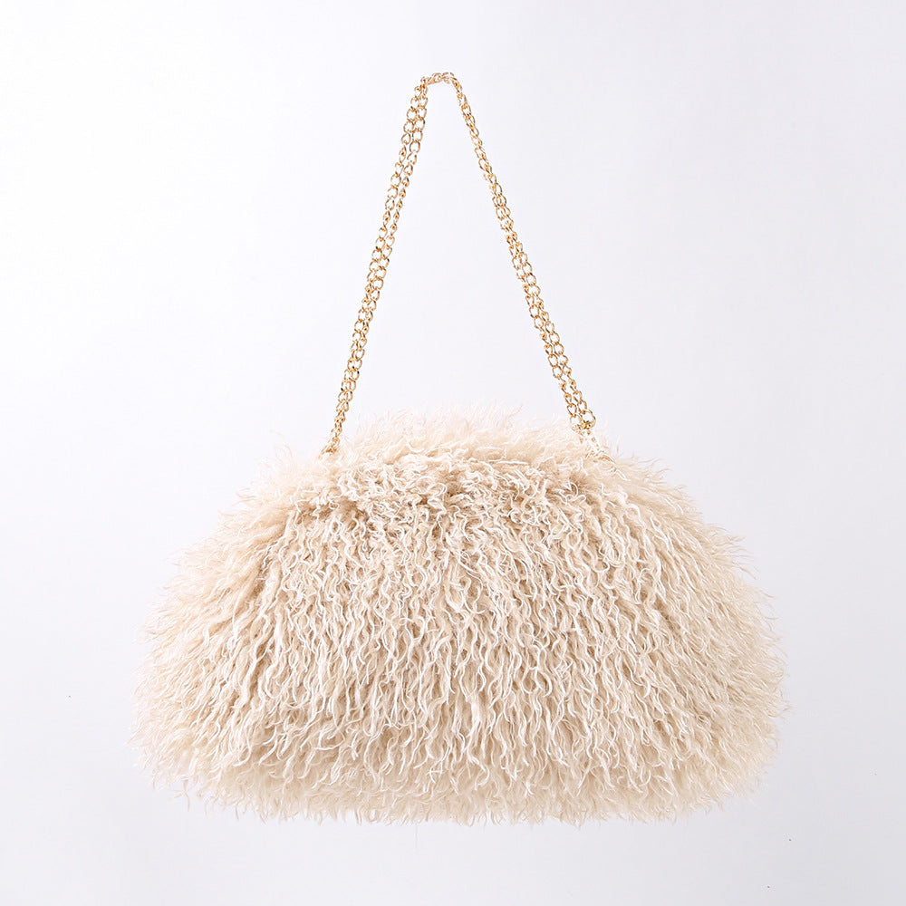Fluffy Furry Handheld Bag