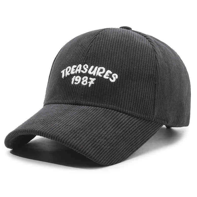 Women's Corduroy Embroidered Baseball Cap Stornfield