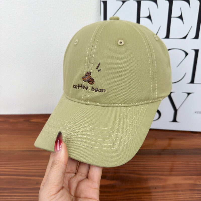 Women's Embroidered Coffee Bean Baseball Cap Stornfield