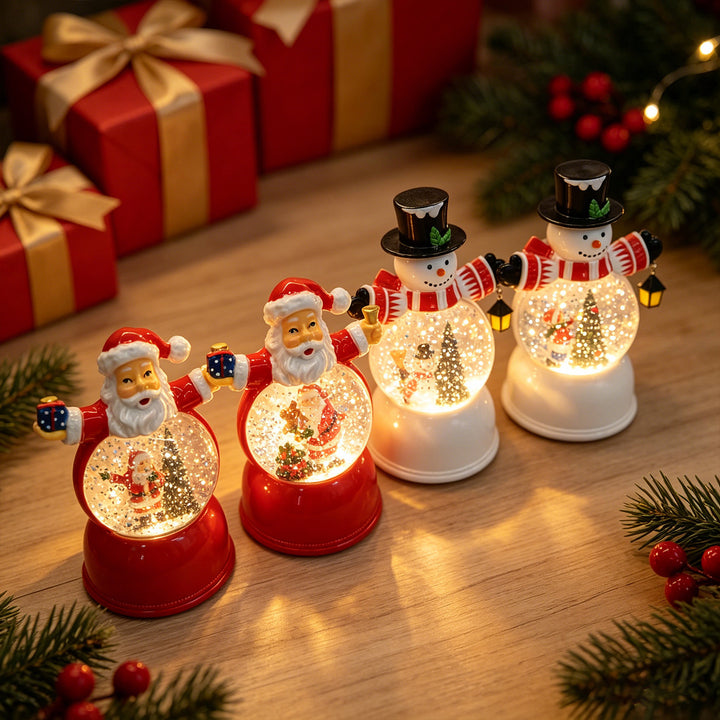 Funny Santa Claus Snow Globe Figure Stornfield