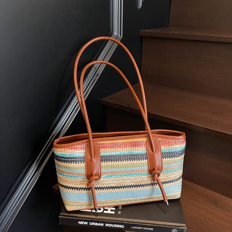 Stylish Woven Handbag