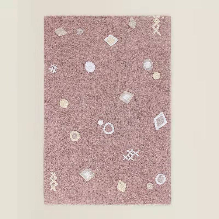 Floral Pattern Bath Mat