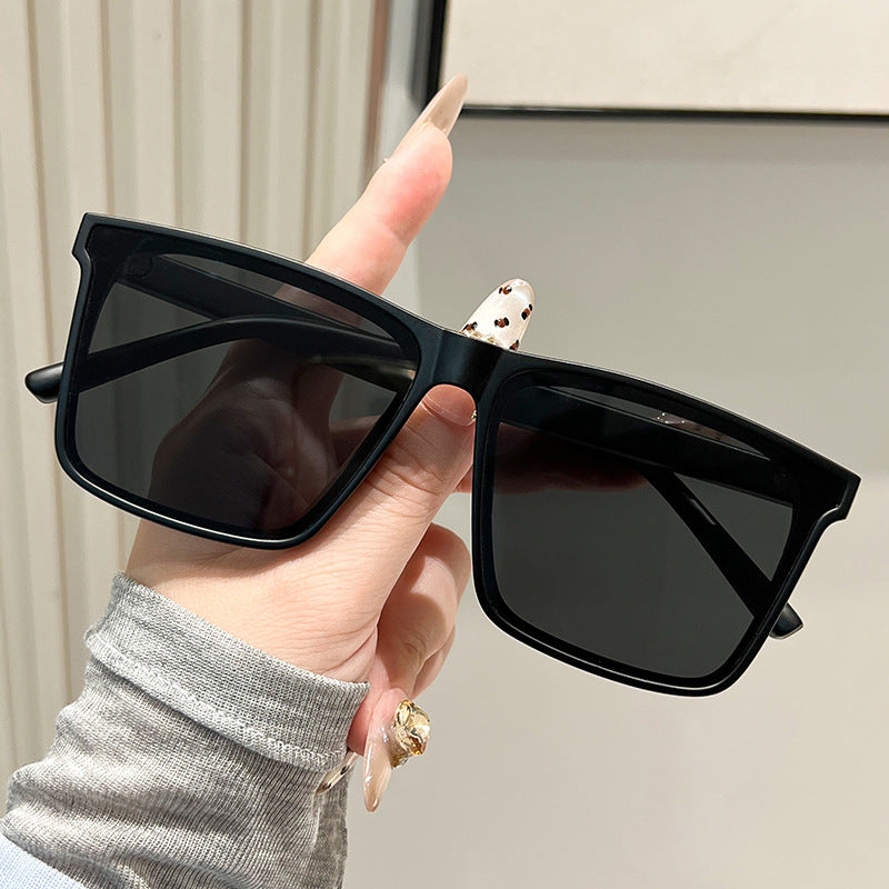 Women's trendy square sunglasses with UV protection and stylish transparent frame Stornfield