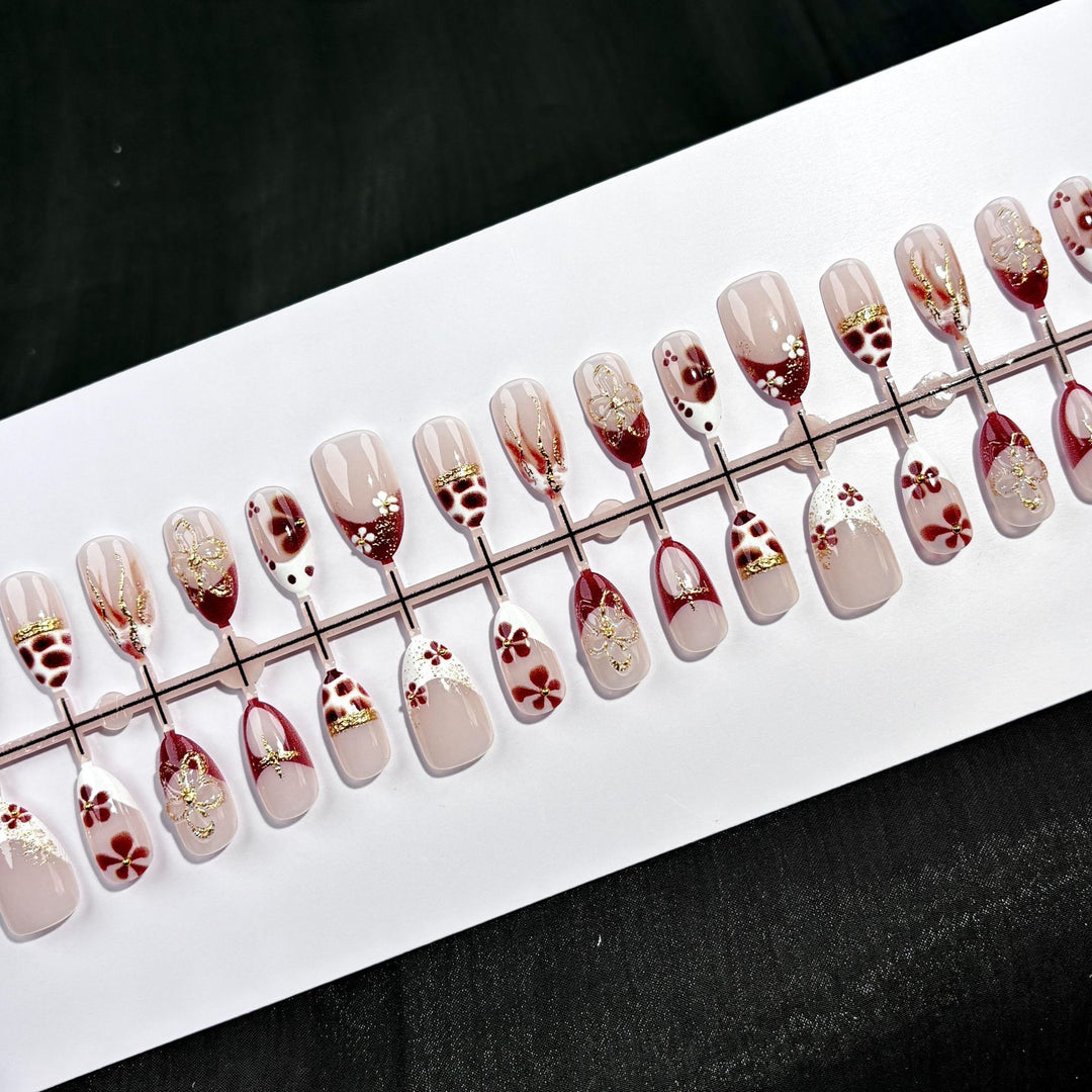Artfully Designed Press-On Nail Set
