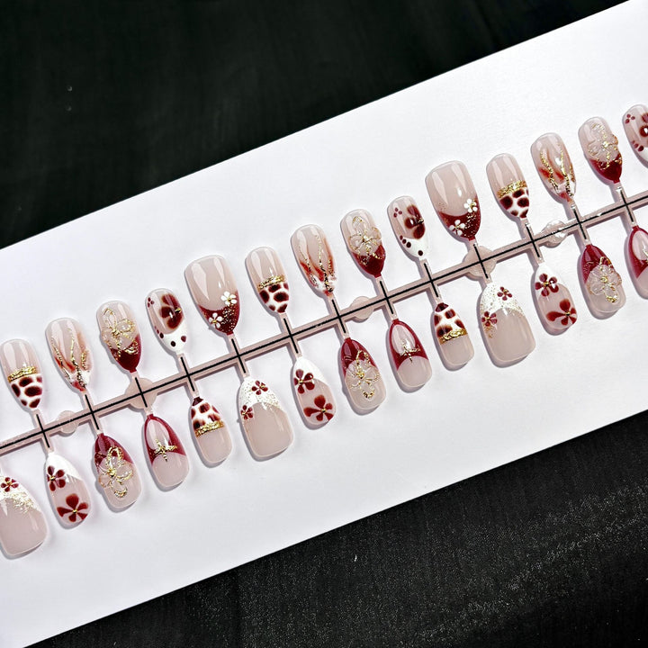 Artfully Designed Press-On Nail Set