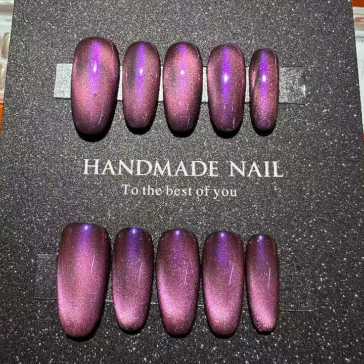 Handmade Glossy Press-On Nail Set