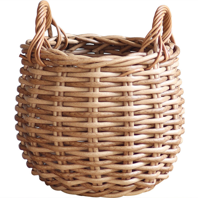 Handwoven basket with practical handles Stornfield