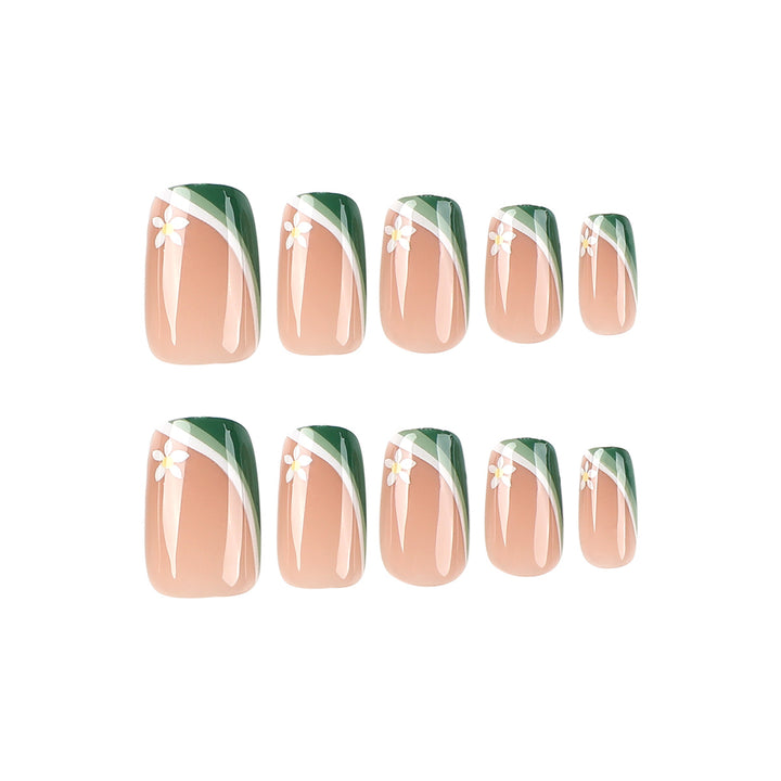 Artificial nails with floral design Stornfield