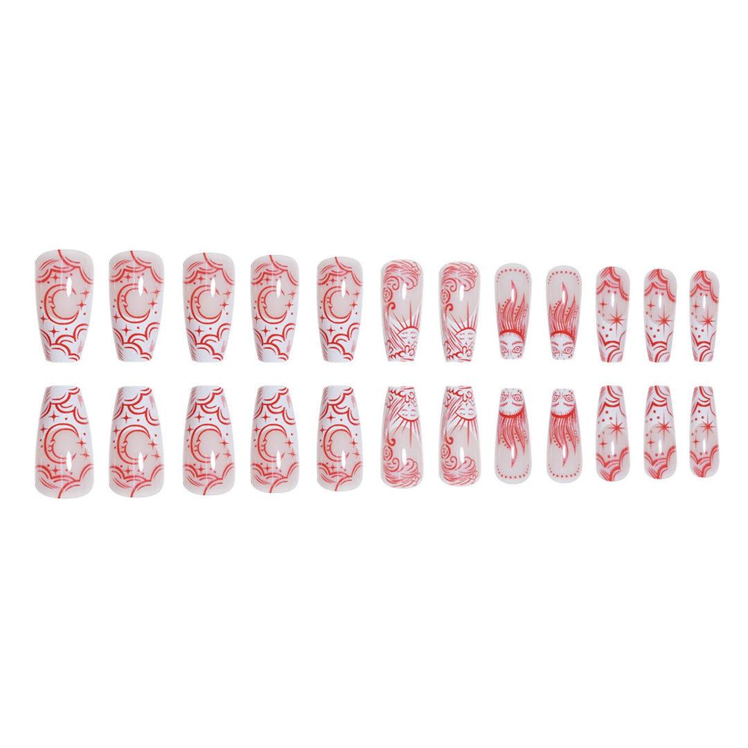 Artistic Patterned Press-On Nails Stornfield