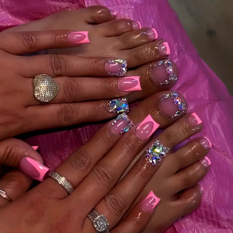 Luxury Rhinestone-Embellished Nail Art Set Stornfield