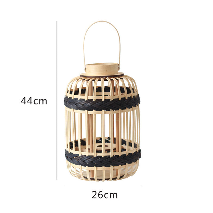 Decorative Rattan Lantern Stornfield