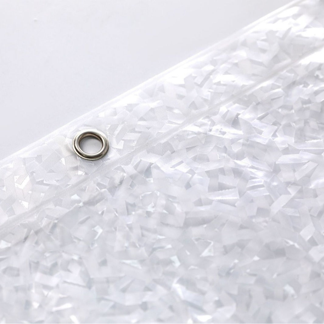 Elegant Textured Shower Curtain Stornfield