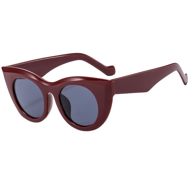 Women's Cat-Eye Sunglasses with Transparent Frame and Polarized Lenses Stornfield