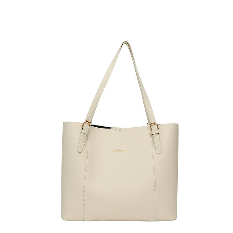 Sleek Minimalist Leather Tote Bag Stornfield