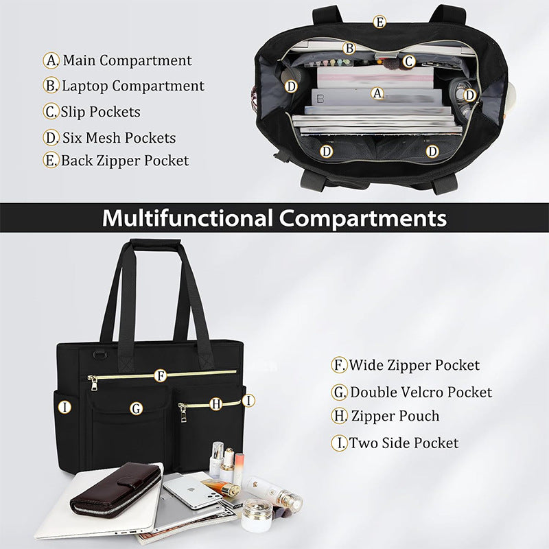 Practical Laptop Bag with Versatile Compartments Stornfield