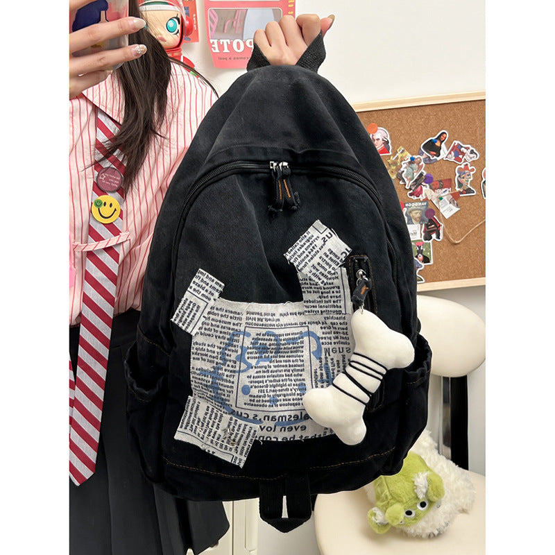 Artistic Multi-Pocket School Backpack Stornfield