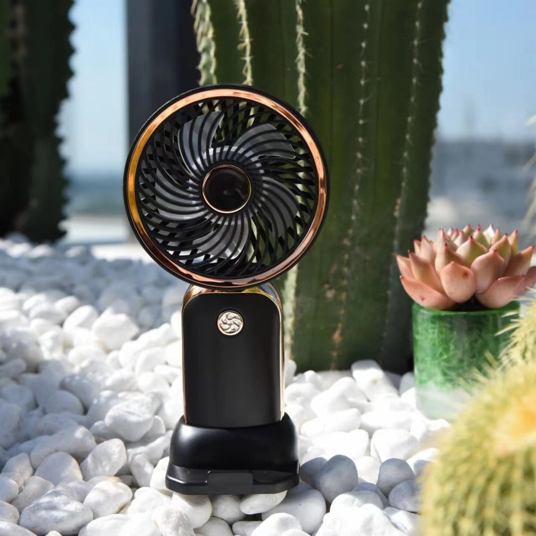 Women's Portable Mini Fan with Innovative Spiral Design Stornfield