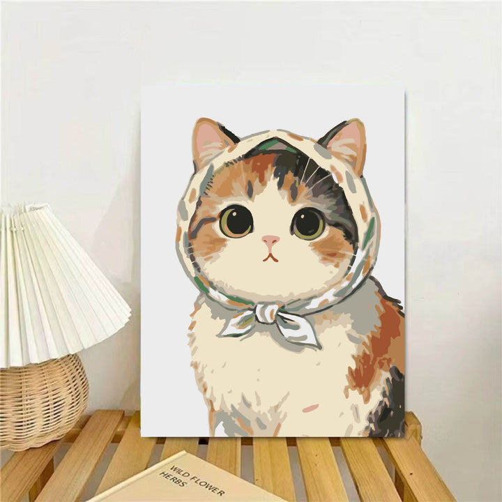 Cat-Themed Illustrated Wall Art Print Stornfield