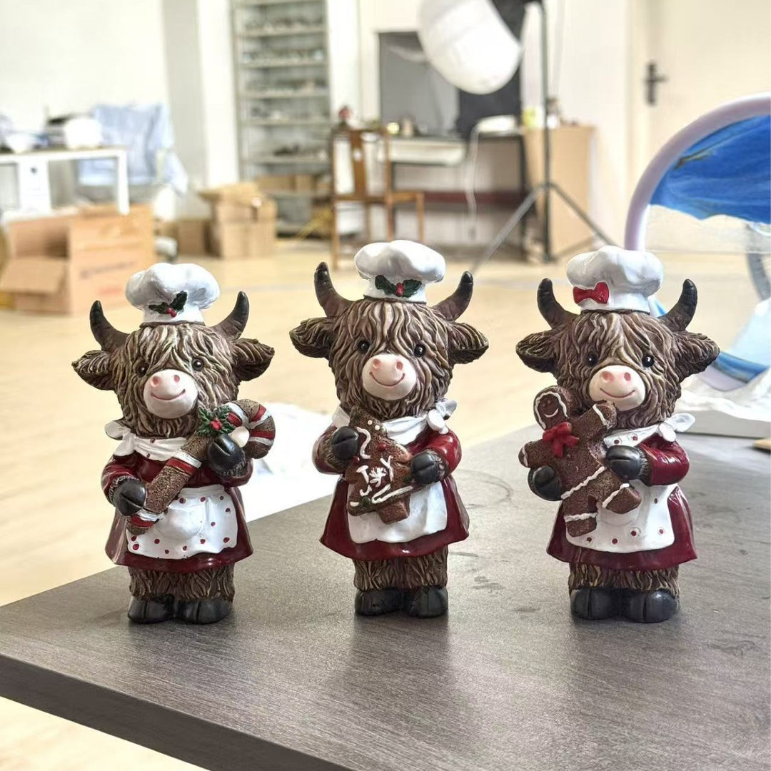Enchanting Christmas cow figurine Stornfield