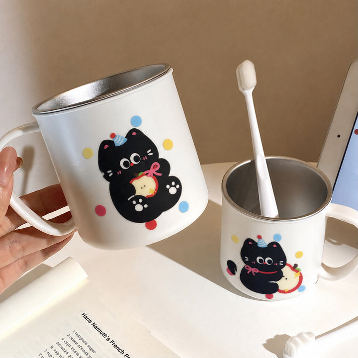 Ceramic mug with playful animal motif Stornfield