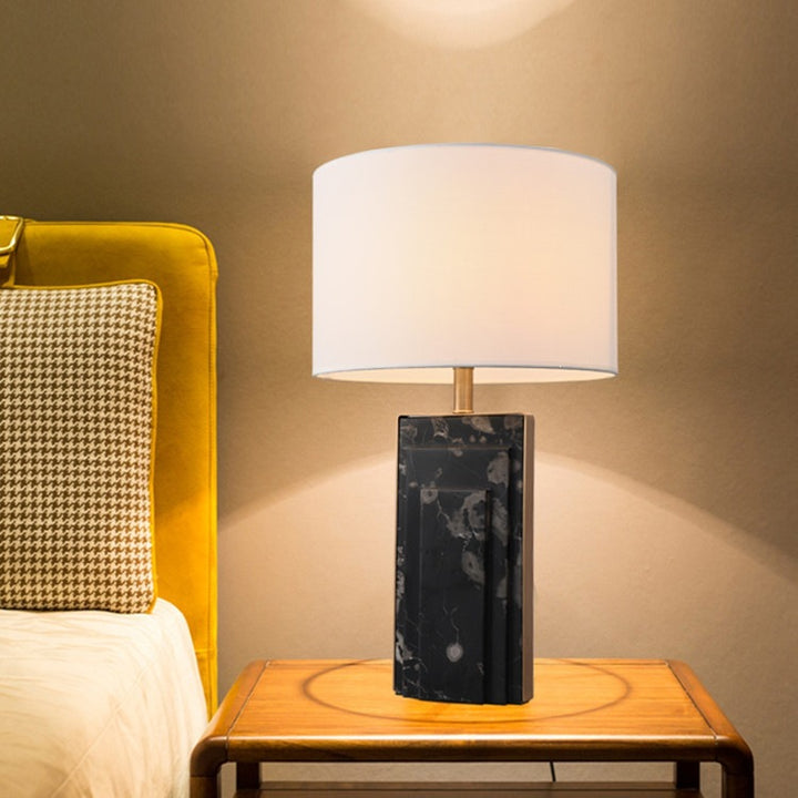 Contemporary Marble Base Table Lamp