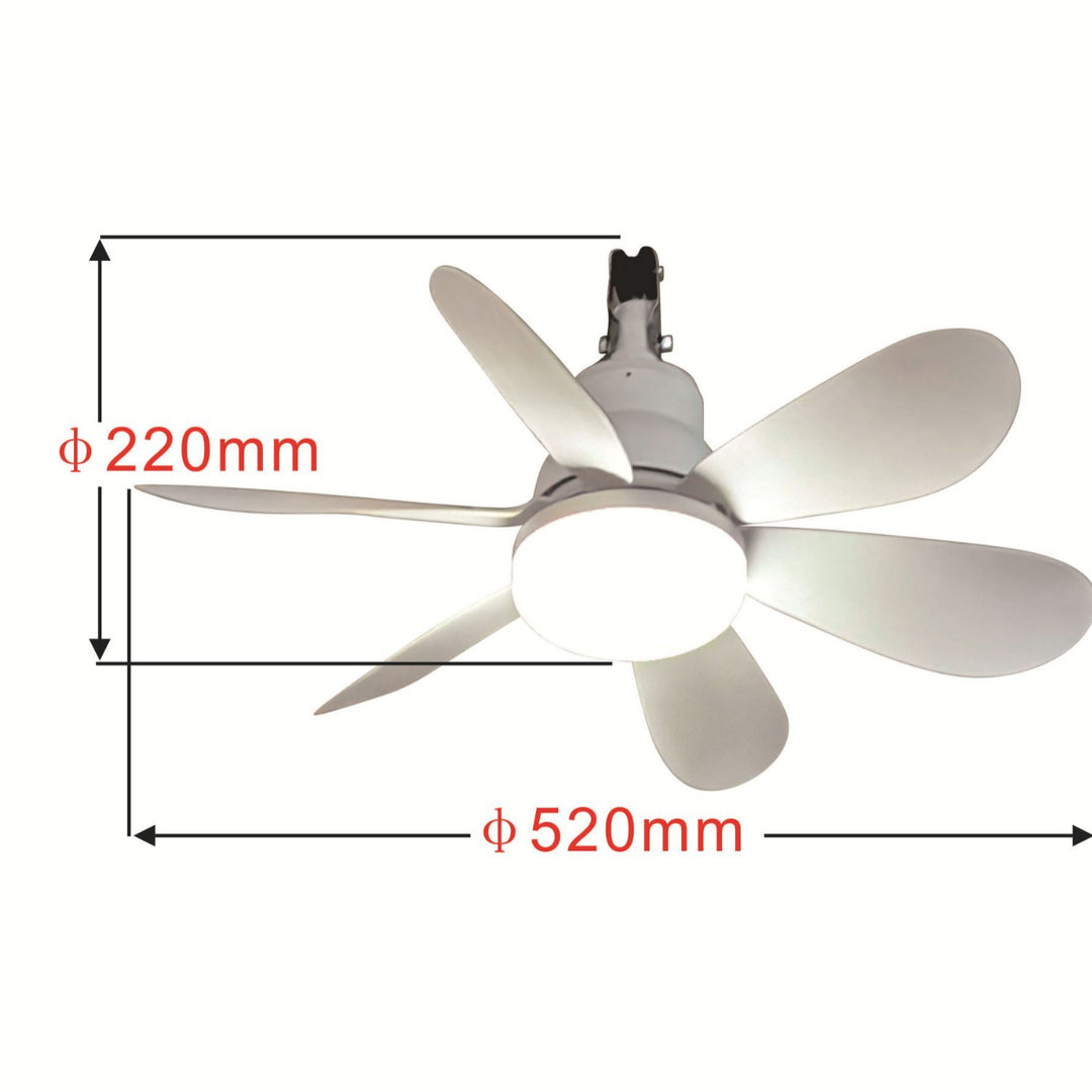 Ceiling fan with integrated light Stornfield