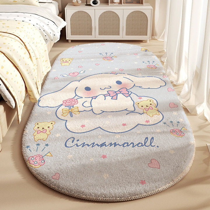 Cartoon-Themed Plush Area Rug