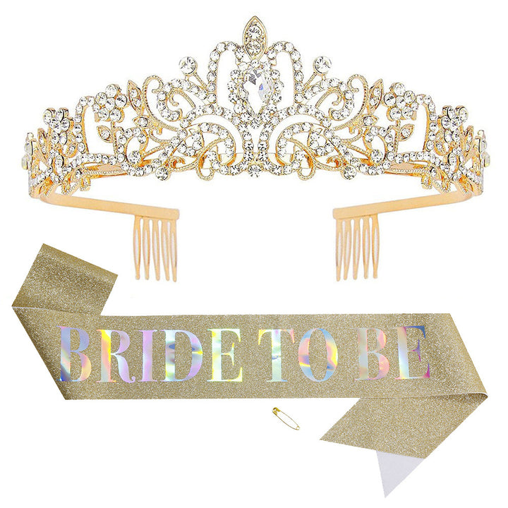 Ladies Crystal Embellished Bridal Tiara Stornfield