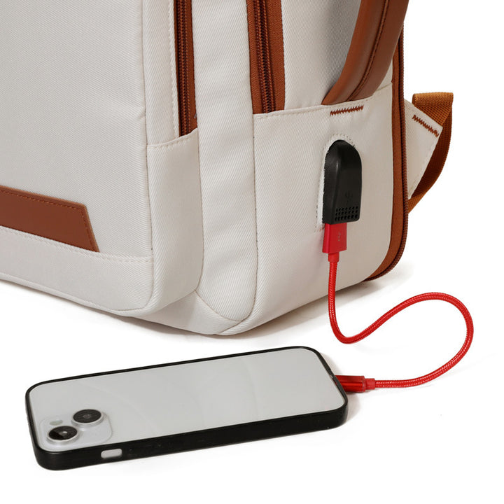 Elegant Structured Laptop Backpack Stornfield
